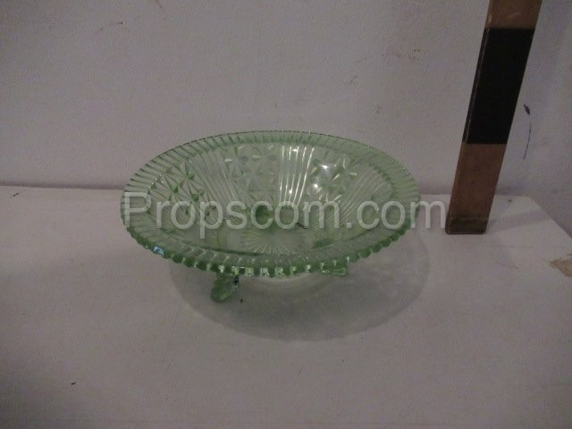 Bowl of pressed glass