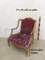 Upholstered armchair