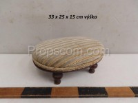 Upholstered footstool