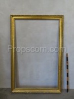 Golden picture frame