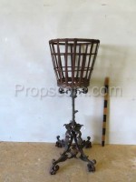 Wrought iron basket