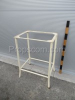 Side table for construction bed