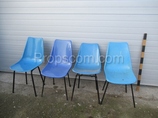 Židle plast modré
