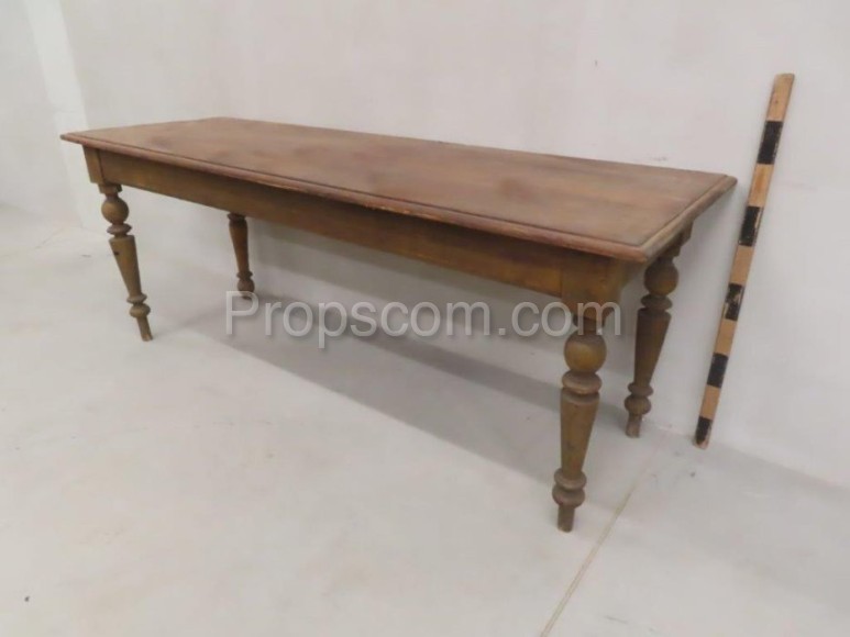 Long wooden table 