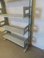 Metal wall shelf