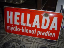 metal sign: Hellada