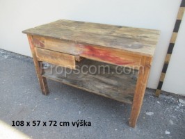 Stůl dřevěný pracovní 