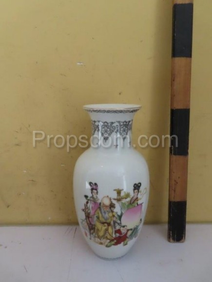 Vase mit chinesischem Motiv