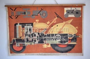 Školní plakát – Traktor 