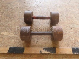 One-handed dumbbells