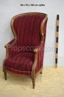 Upholstered armchair