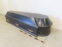 Coffin black with handles