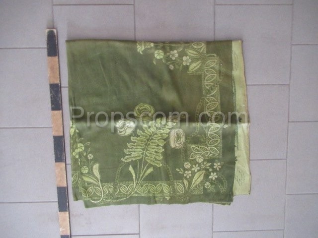 Green bedspread