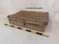 Wicker suitcase