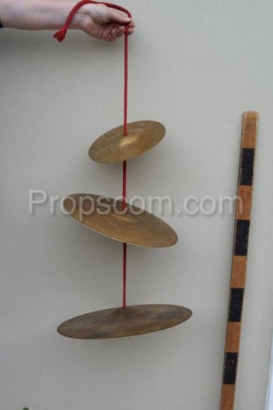 Cymbals with mallets