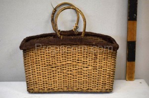 Wicker suitcase