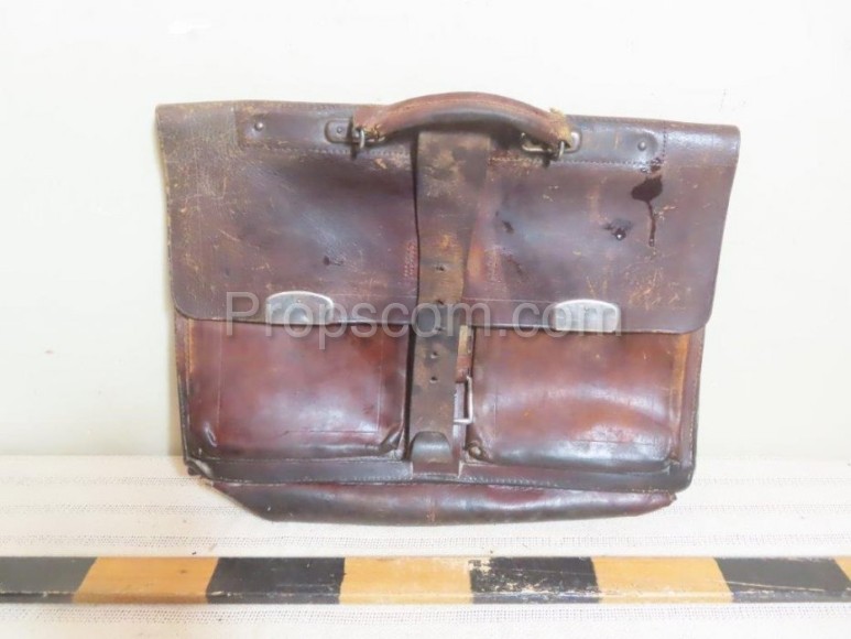 Leather briefcase