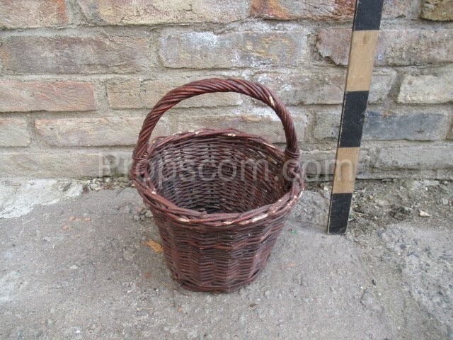 Wicker collection basket