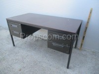 Sheet metal office desk