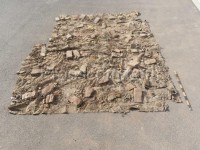 Rubble - carpet imitation of the surface