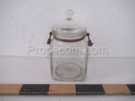 Glass jar