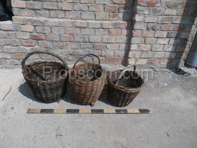 Wicker baskets collection