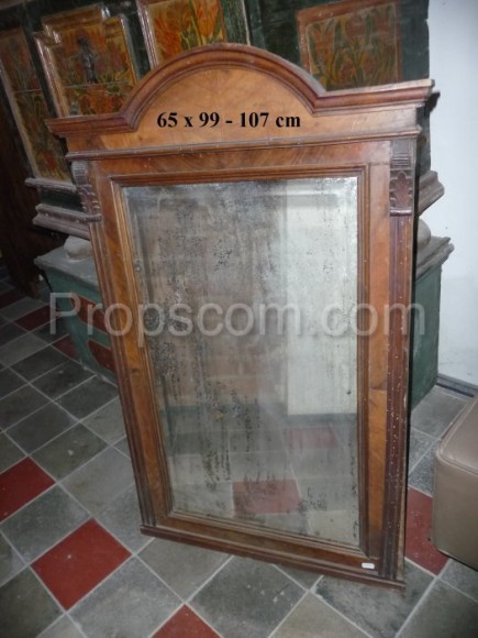 Mirror in a wooden frame