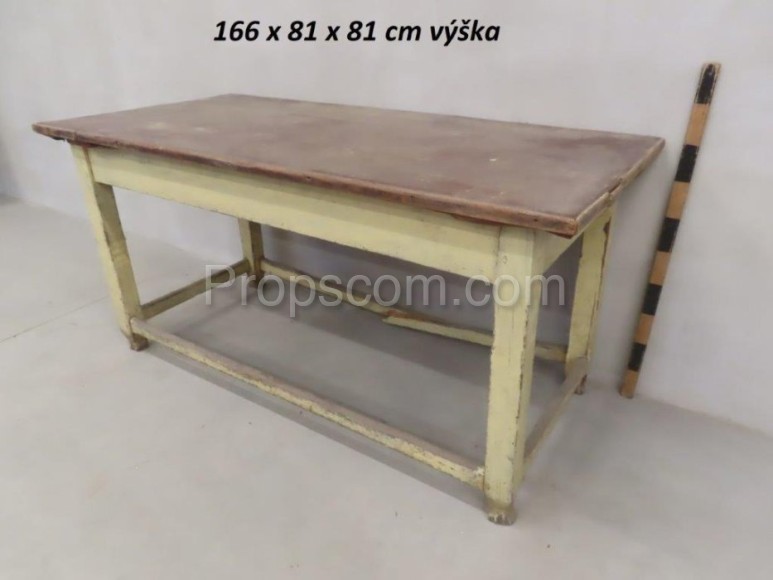 Large wooden table