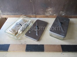 Glass jars for sterile material