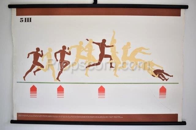 School poster - Long jump