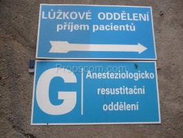 Information signs: Hospital mix