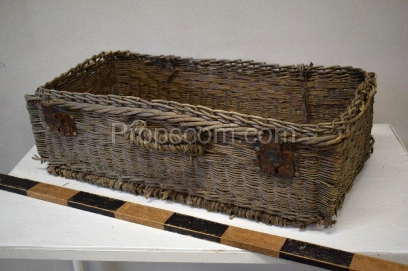 Wicker suitcase