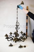 Chandelier with candlesticks