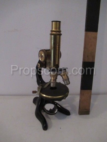 Brass microscope