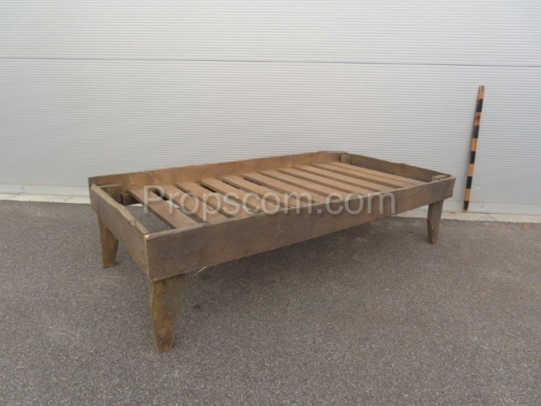 Wooden bed