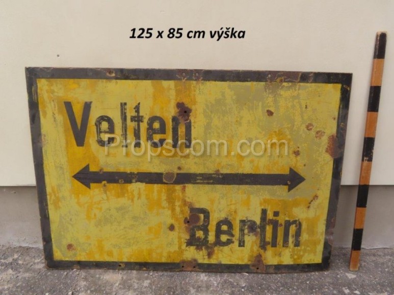 German traffic sign