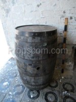 Barrel with forged hoops