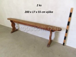 Wooden bench