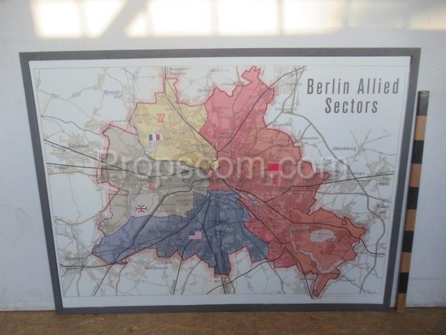 Mapa Berlín