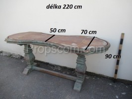 Autopsy table wooden