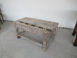 Wooden bench