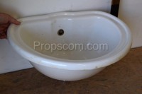 White washbasin