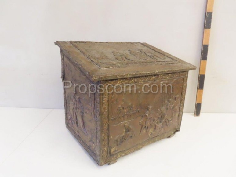 Brass decorated chest