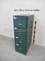 Metal filing cabinet