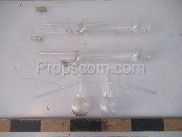 Fraction flasks, condensers