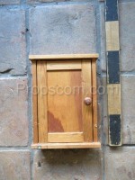 Wooden mailbox