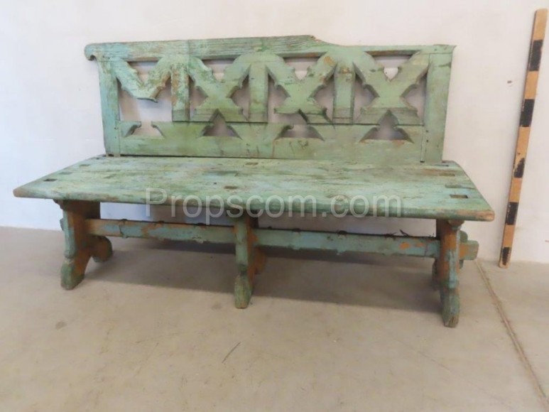 Wooden bench