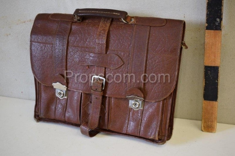 Leather briefcase