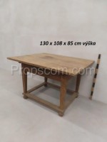 Wooden table with legs 