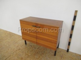 Chest of drawers wood metal